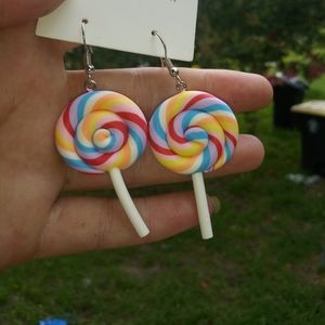 Adorable Lollipop Earrings